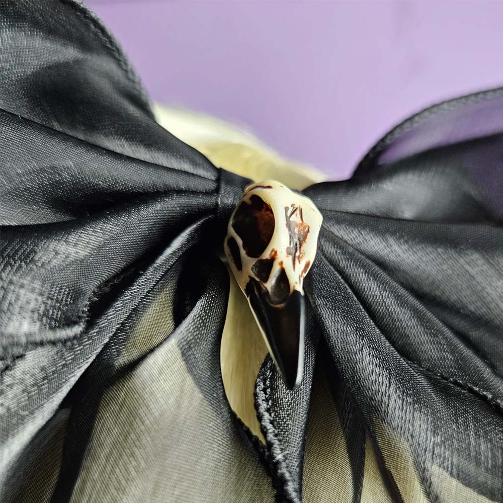 Attitude Hair Dye - Raven Skull Hair bow
